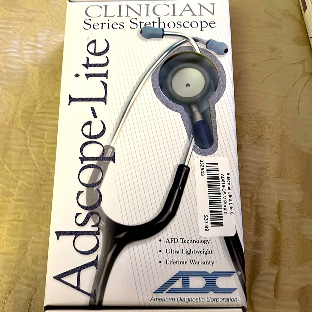 Stethoscope Adscope lite gray new in box seal